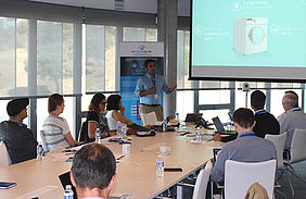 "Big Data Analytics & Multi-Cloud - Extending the benefits of Big Data Analytics by using Multi-Cloud environments" event at the EIT Digital Co-location centre in Madrid.