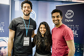 EIT Digital Master School students: Mohamed, Shruti and Sai
