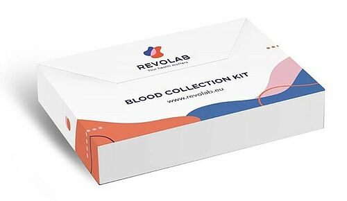 One of Revolab’s blood collection kits