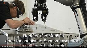 Video: Human and robot collaborating.