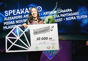Nora Tojedo at C-Awards for Speakasso project