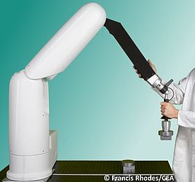 Isybot collaborative robot (born in 2016 from a CEA spin-off)